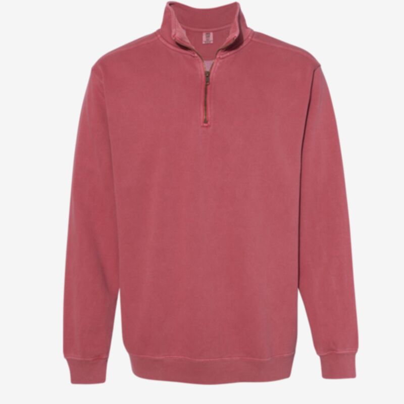 Unisex Garment-Dyed Quarter-Zip Sweatshirt Thumbnail