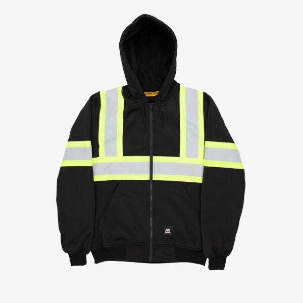 Safety Striped Therman Lined Sweatshirt Thumbnail