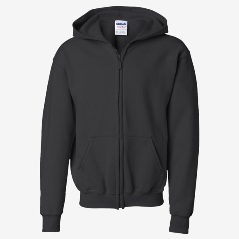 Youth Heavy Blend™ Standard Full-Zip Hooded Sweatshirt Thumbnail