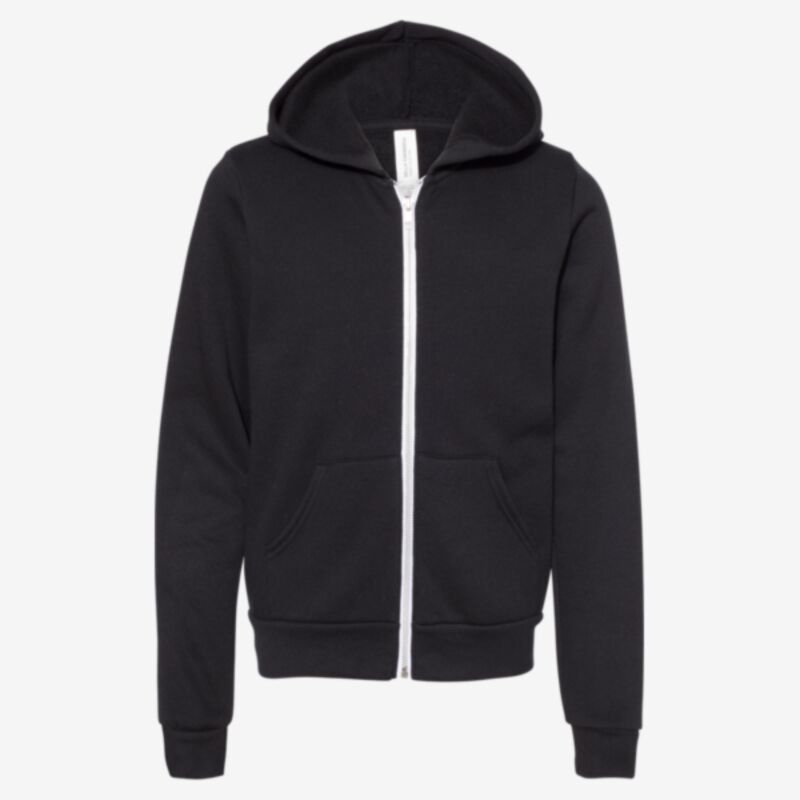 Youth Premium Fleece Full-Zip Hoodie Thumbnail