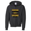 Youth Heavy Blend™ Standard Full-Zip Hooded Sweatshirt Thumbnail