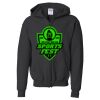 Youth Heavy Blend™ Standard Full-Zip Hooded Sweatshirt Thumbnail