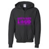 Youth Heavy Blend™ Standard Full-Zip Hooded Sweatshirt Thumbnail