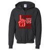 Youth Heavy Blend™ Standard Full-Zip Hooded Sweatshirt Thumbnail