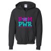 Youth Heavy Blend™ Standard Full-Zip Hooded Sweatshirt Thumbnail
