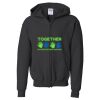 Youth Heavy Blend™ Standard Full-Zip Hooded Sweatshirt Thumbnail