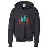 Youth Heavy Blend™ Standard Full-Zip Hooded Sweatshirt Thumbnail