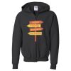 Youth Heavy Blend™ Standard Full-Zip Hooded Sweatshirt Thumbnail