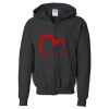 Youth Heavy Blend™ Standard Full-Zip Hooded Sweatshirt Thumbnail