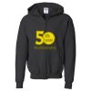 Youth Heavy Blend™ Standard Full-Zip Hooded Sweatshirt Thumbnail