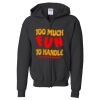 Youth Heavy Blend™ Standard Full-Zip Hooded Sweatshirt Thumbnail