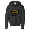 Youth Heavy Blend™ Standard Full-Zip Hooded Sweatshirt Thumbnail