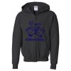 Youth Heavy Blend™ Standard Full-Zip Hooded Sweatshirt Thumbnail
