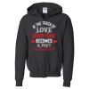 Youth Heavy Blend™ Standard Full-Zip Hooded Sweatshirt Thumbnail