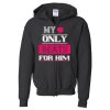 Youth Heavy Blend™ Standard Full-Zip Hooded Sweatshirt Thumbnail