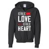 Youth Heavy Blend™ Standard Full-Zip Hooded Sweatshirt Thumbnail