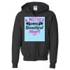 Youth Heavy Blend™ Standard Full-Zip Hooded Sweatshirt Thumbnail