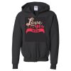 Youth Heavy Blend™ Standard Full-Zip Hooded Sweatshirt Thumbnail