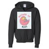 Youth Heavy Blend™ Standard Full-Zip Hooded Sweatshirt Thumbnail