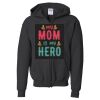 Youth Heavy Blend™ Standard Full-Zip Hooded Sweatshirt Thumbnail